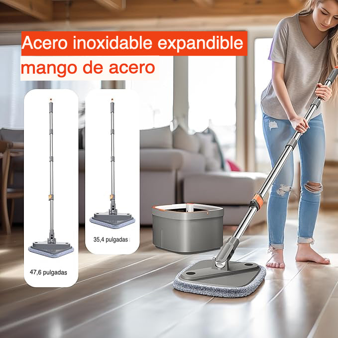 MrClean® Juego de trapeador giratorio