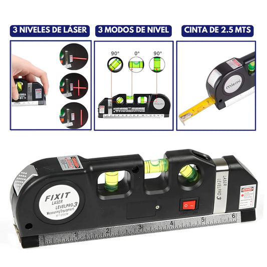 Fixit™️ - Nivel Laser Pro 4 en 1