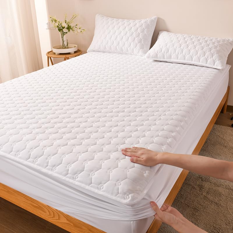 MaxConfort™ – Protector de colchón Impermeable + 2 Fundas de Almohadas Gratis