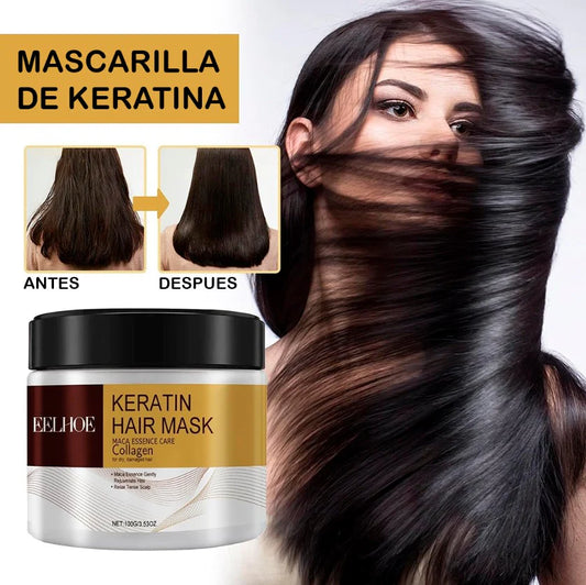 EELHOE™ | MASCARILLA CAPILAR DE KERATINA 250ML