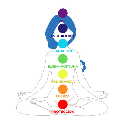 CAMINO DEL ALMA ™|PULSERA 7 CHAKRAS LIMPIA MALA ENERGIA