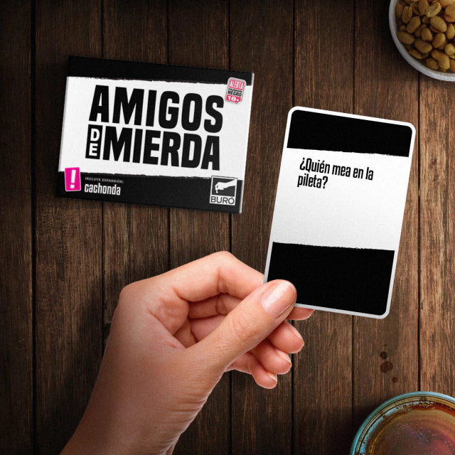 Juego de cartas Amigos de mierda + Expansión Cachonda