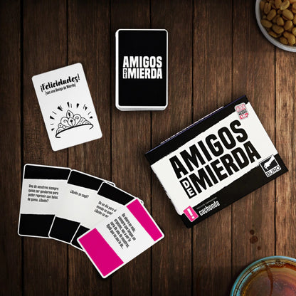 Juego de cartas Amigos de mierda + Expansión Cachonda