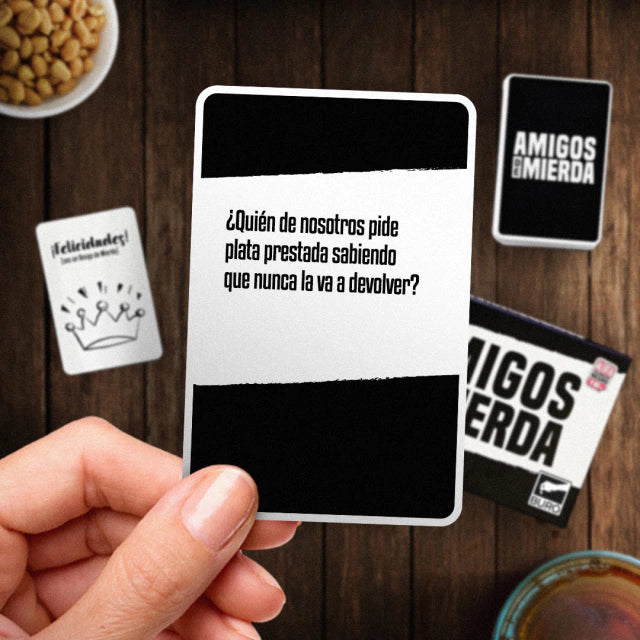 Juego de cartas Amigos de mierda + Expansión Cachonda