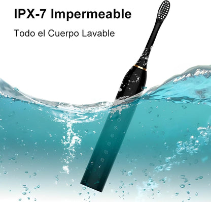CleanMax - Cepillo de Dientes Eléctrico + 4 Cabezales